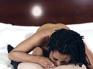 Tight Black Teen Booty Looks Great In An Interracial Fuck