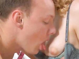 Deepthroat Babe With Beautiful Curly Blonde Hair