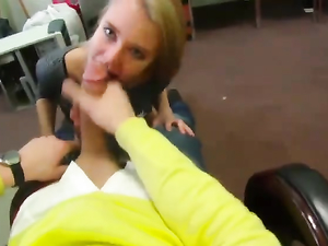 Afternoon Office Quickie With A Blonde Cutie