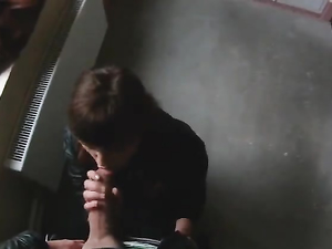 Stairwell Sex With A Hot Slut He Just Met