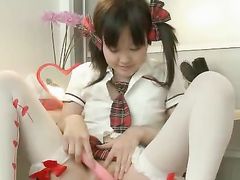 240px x 180px - Cute Asian Schoolgirl Joyfully Vibrates Her Pussy - NineteenPorn.com