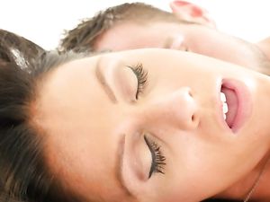 Love Tunnel Of A Brunette Angel Getting Rammed